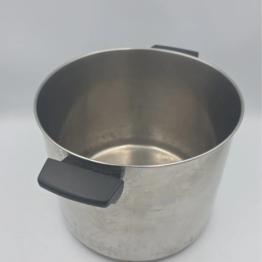 Vintage Revere Ware 8 Qt Stock Pot Copper Clad Clinton IL USA -No Lid-